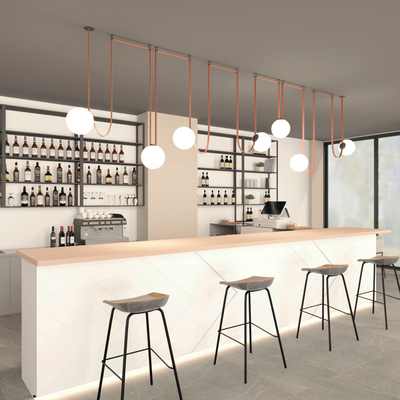 Трековый светильник BELTY ORB DK5555-BK