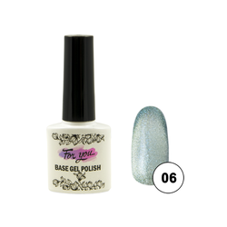 Гель-лак FOR YOU Cat's eye CRYSTAL № 06