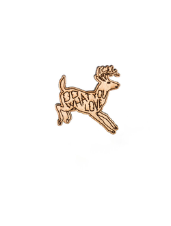 Значок Waf Waf "Do what you love" интернет магазин в Питере