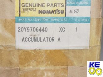 20Y-970-6440 аккумулятор Komatsu  HB205, HB215, PC160, PC200, PC210, PC220, PC270, PC300, PC350, PC4
