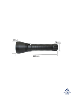 Фонарь подводный SCUBA BROTHERS D170, 4290 lm, желтый свет для дайвинга