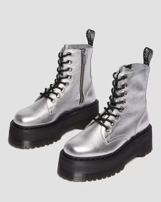 Ботинки Dr. Martens Jadon Max Boot Silver Metallic