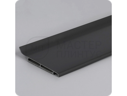 Плинтус Vilo Linela из ПВХ 415 Антрацит с мягким краем 16х80х2000 мм.