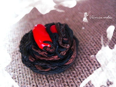 Сердце леса. Необычная брошь с сердцем в ветвях