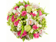 Букет из роз, альстромерий, орхидей, гвоздик и фрезий