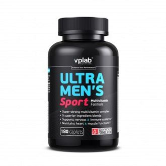 (VPLab) Ultra Men's Sport Multivitamin Formula - (180 капс)