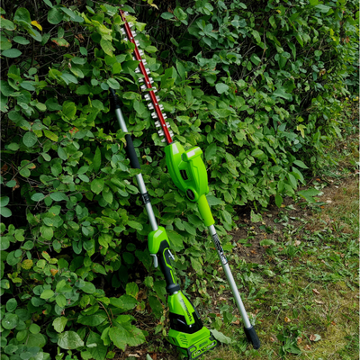 Кусторез штанговый Greenworks G40PHA