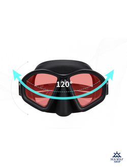 Маска для дайвинга Sea Wolf Matte черная