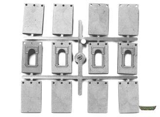 Отливка Модуль. Стены маленькие.  Полистирол СветлоКоричневый