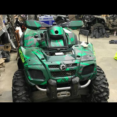 Наклейки на квадроцикл BRP Can-Am Outlander G1 400 800 MAX XT XT-P 2006 - 2012 №4362