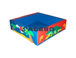 "Сухой бассейн" (квадратный с аппликацией) - Африка