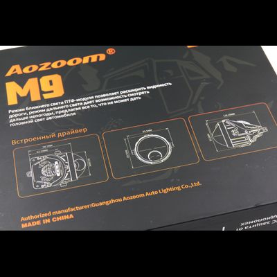 Билед ПТФ модули Aozoom M9 2025 3.0 дюйма, универсальное крепление, 5500K, 12V, 35W/50W