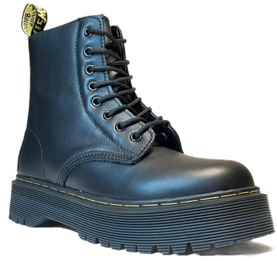 Dr Martens Jadon Vintage С Черным Мехом Без Молнии