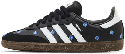 Кроссовки Adidas Samba OG Purple Floral Embroidery