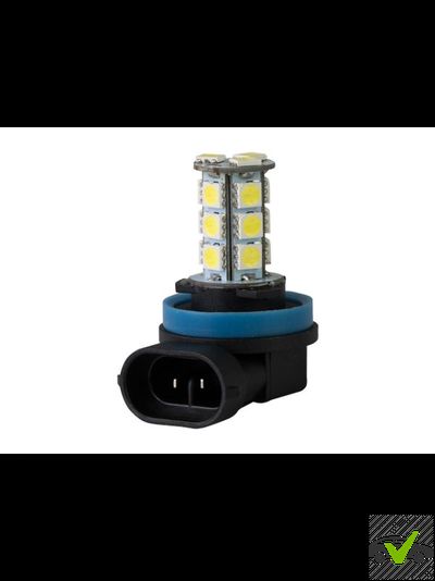 Светодиодная лампа 1109029 H8-18SMD (ПТФ/ ДХО) 5000K 12V (блистер 1 шт.) Гарантия 6 месяцев