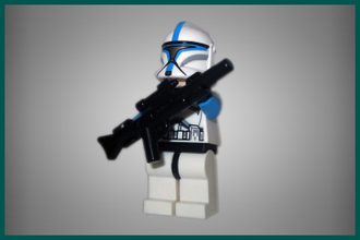 # 5001709 Минифигурка «Лейтенант Клонов» / “Clone Trooper Lieutenant” Minifigure (Polybag 2013)