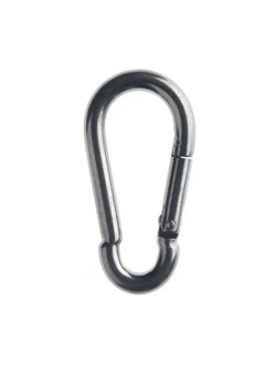 Карабин пожарный из нержавеющей стали AISI 316 Catenificio Rigamonti M17040FB 4x40 мм, 3 штуки