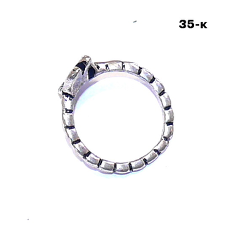 Кольцо декоративное №35-к: "мотылек" - разм. 16,5