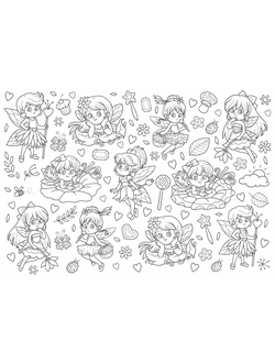 ПЛАКАТ ДЛЯ РИСОВАНИЯ "РАСКРАСКА"