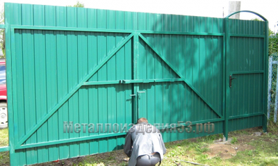 ВОРОТА И ЗАБОРЫ ИЗ ПРОФЛИСТА