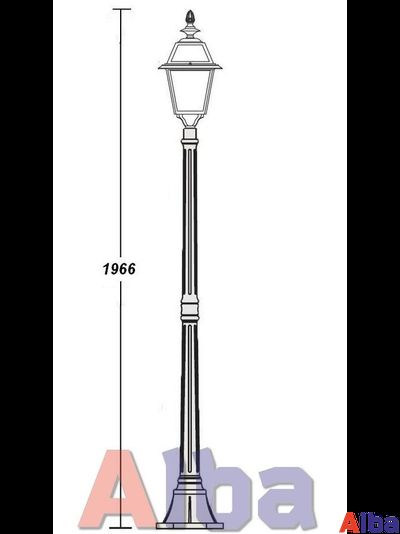 Faro frost 91108 Парковый светильник, H197