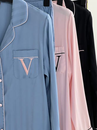 Пижама в полоску Виктория Сикрет