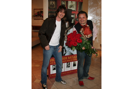 с Александром Васильевым  /Русский и французский историк моды, искусствовед/