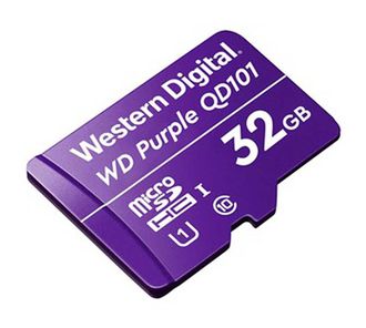 Карта памяти для видеонаблюдения 32GB Western Digital Purple MicroSDHC Class 10