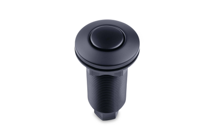 Комплект для измельчителя: фланец + кнопка в цвете "Матовый черный"