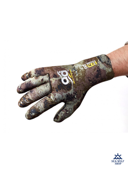 Перчатки неопреновые 3мм AquaDiscovery Camostretch GREEN р.XXL