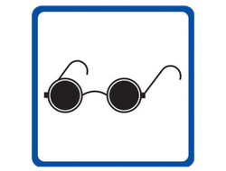 Тактильная пиктограмма, табличка доступность для инвалидов по зрению G-04