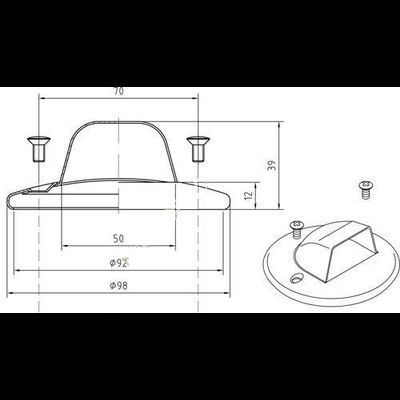 Форсунка универсальная стеновая AllFit 1 1/2" НР, «раковина», L резьбы 40 мм