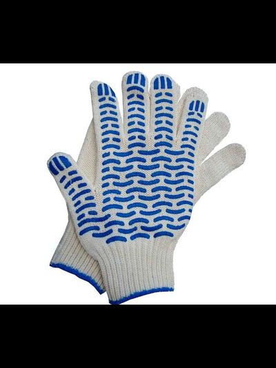 Перчатки ПРОФИ-АЗБУКА с ПВХ (5-ти нитка) арт. П1/41 (10/250 пар упаковка)
