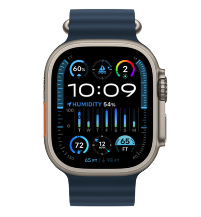 Apple Watch Ultra 2 GPS + Cellular 49 мм корпус из титана, ремешок Ocean синего цвета