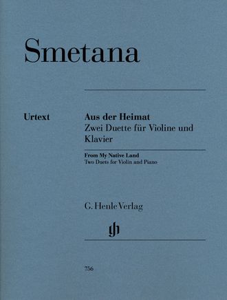 Smetana From My Native Land - Two Duets for Violin and Piano