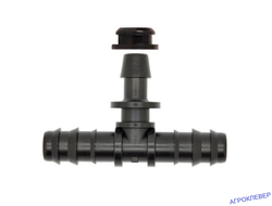 Тройник стартовый для трубки 16мм с уплотнителем