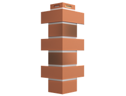 Угол Флемиш, красный жженый