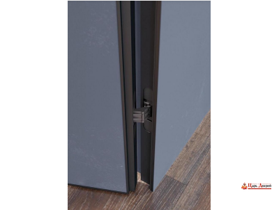 Дверь невидимка универсальная 57 мм скрытого монтажа левая (хром)