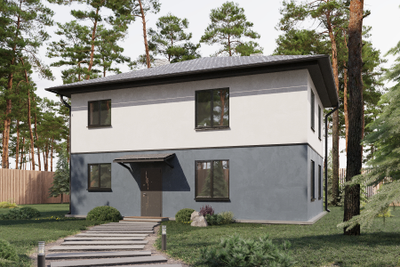 Двухэтажный дом с тремя спальнями 124м² (S32)