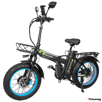 Электровелосипед SYCCYBA H1 (F10) DUAL 23AH синий