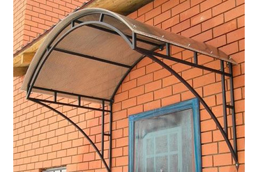 монтаж козырька в Владимире