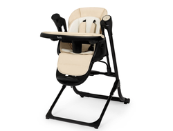 Стульчик для кормления Nuovita Unico Leggero Латте Черный