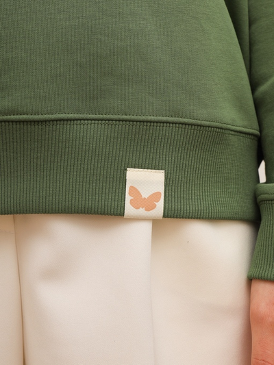 Женский свитшот "Настроение Олива"