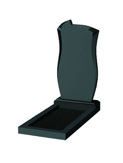 Гранитный памятник с канелюром К1