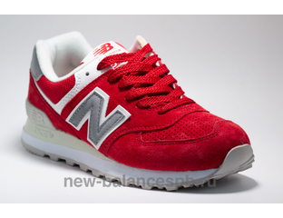 New balance femme 574 rouge sales