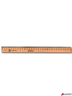 Линейка деревянная 30 см. 210051