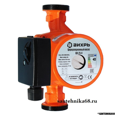 Циркуляционный насос для отопления Вихрь ЦН 25-4 25-6 32-4 32-6