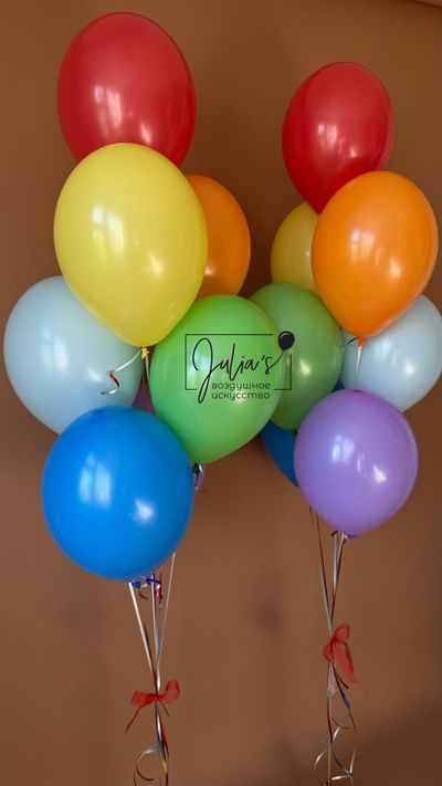 Фонтан из гелиевых шаров (7шт.)