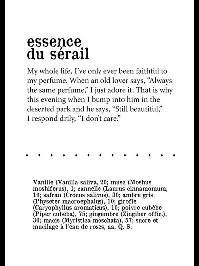 Essence du Serail