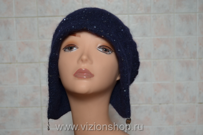 Vizio Италия 5846 шапка капор синяя